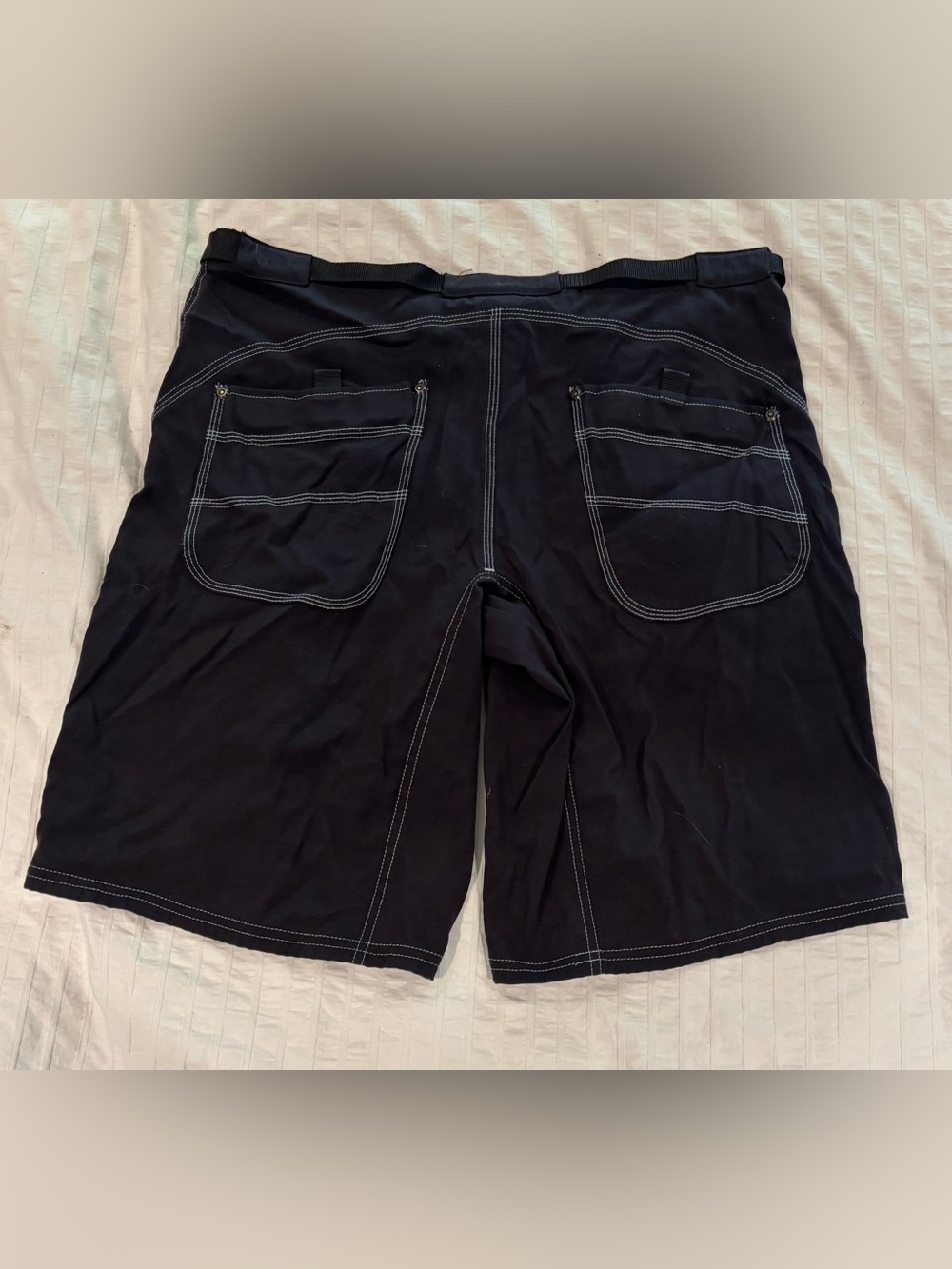Mountain Equipment Co-op Vintage 1990’s MEC Black Nylon Biking Shorts SZ 33 - Picture 4 of 6